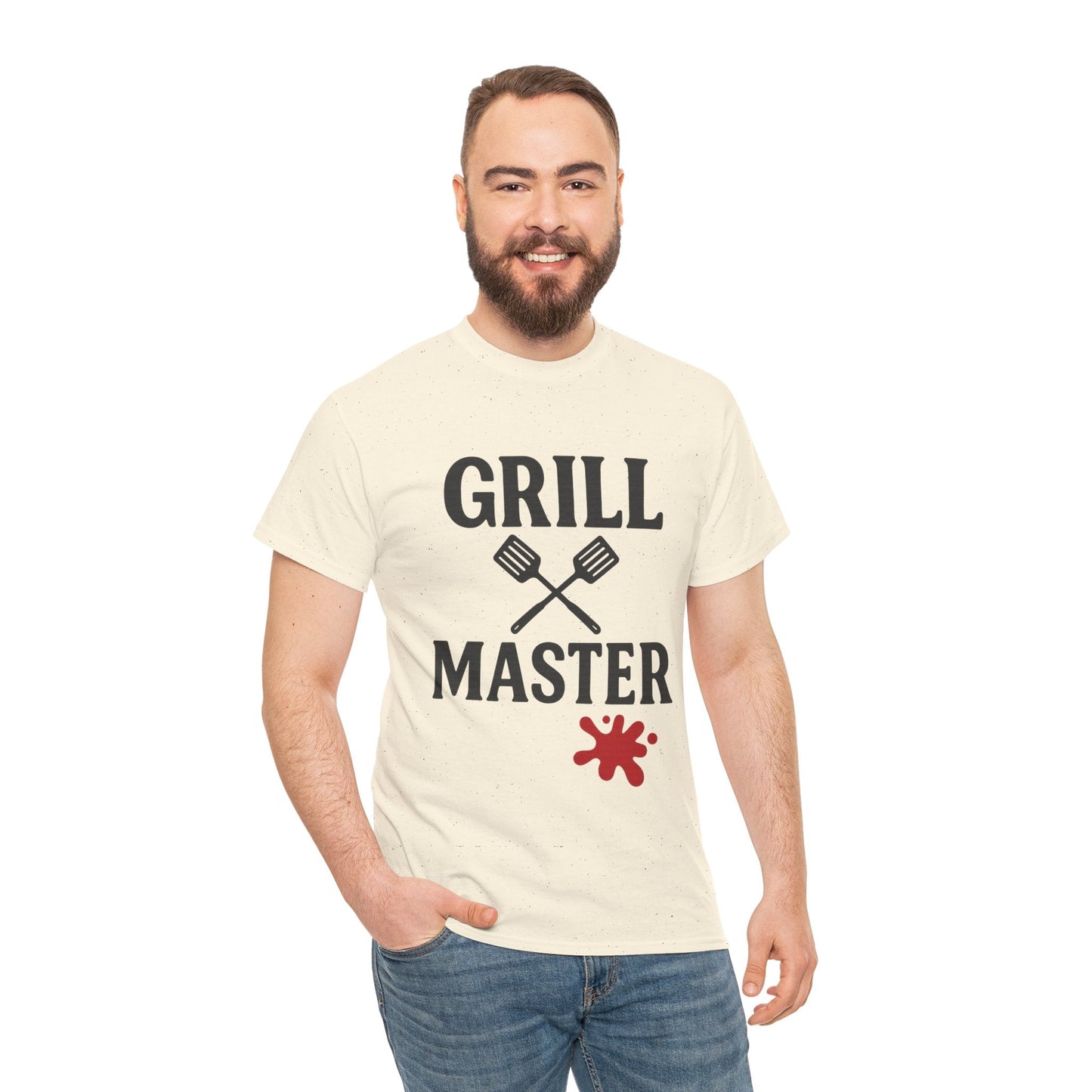 Grill Master Unisex Heavy Cotton Tee - Perfect Gift for BBQ Lovers - The Buy Boom