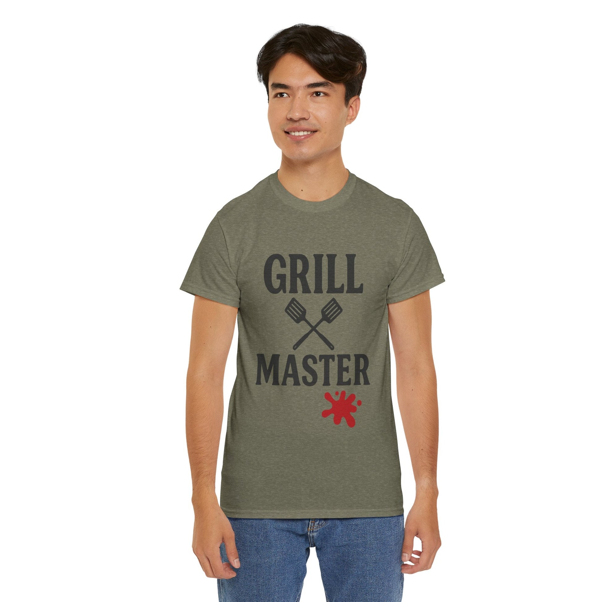 Grill Master Unisex Heavy Cotton Tee - Perfect Gift for BBQ Lovers - The Buy Boom