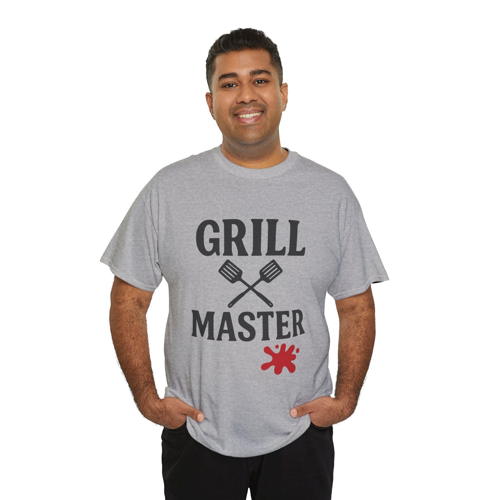 Grill Master Unisex Heavy Cotton Tee - Perfect Gift for BBQ Lovers - The Buy Boom
