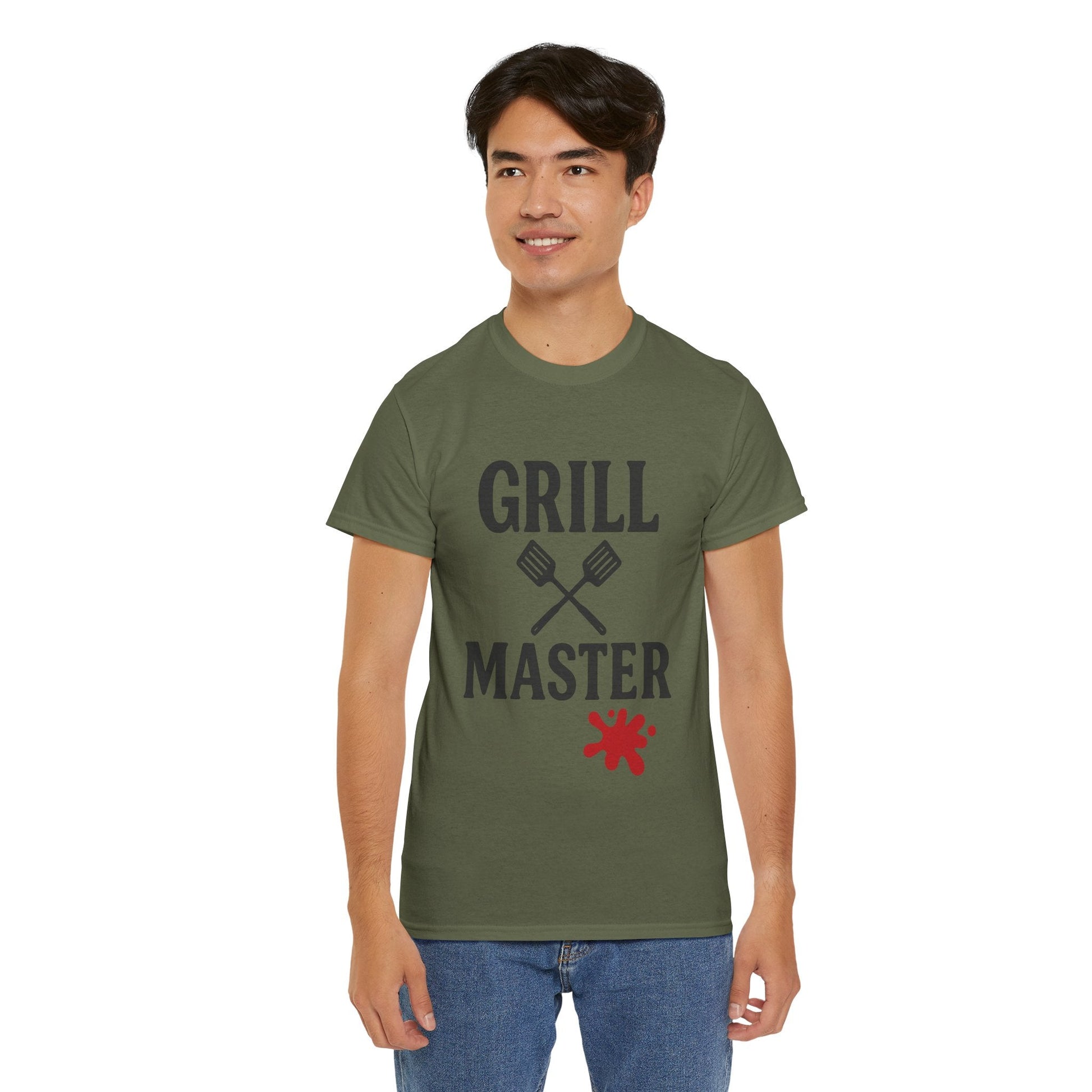 Grill Master Unisex Heavy Cotton Tee - Perfect Gift for BBQ Lovers - The Buy Boom