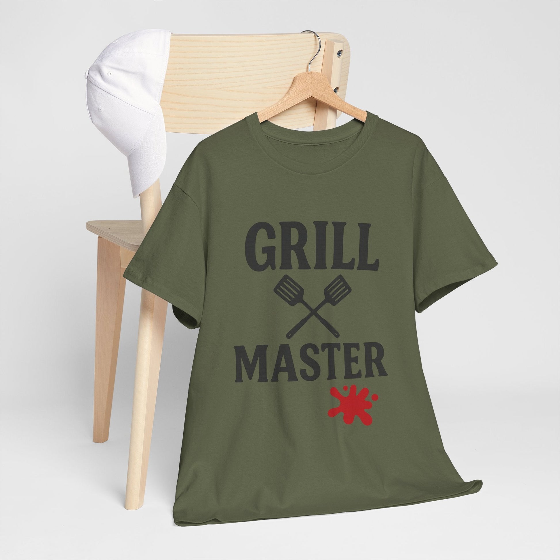 Grill Master Unisex Heavy Cotton Tee - Perfect Gift for BBQ Lovers - The Buy Boom
