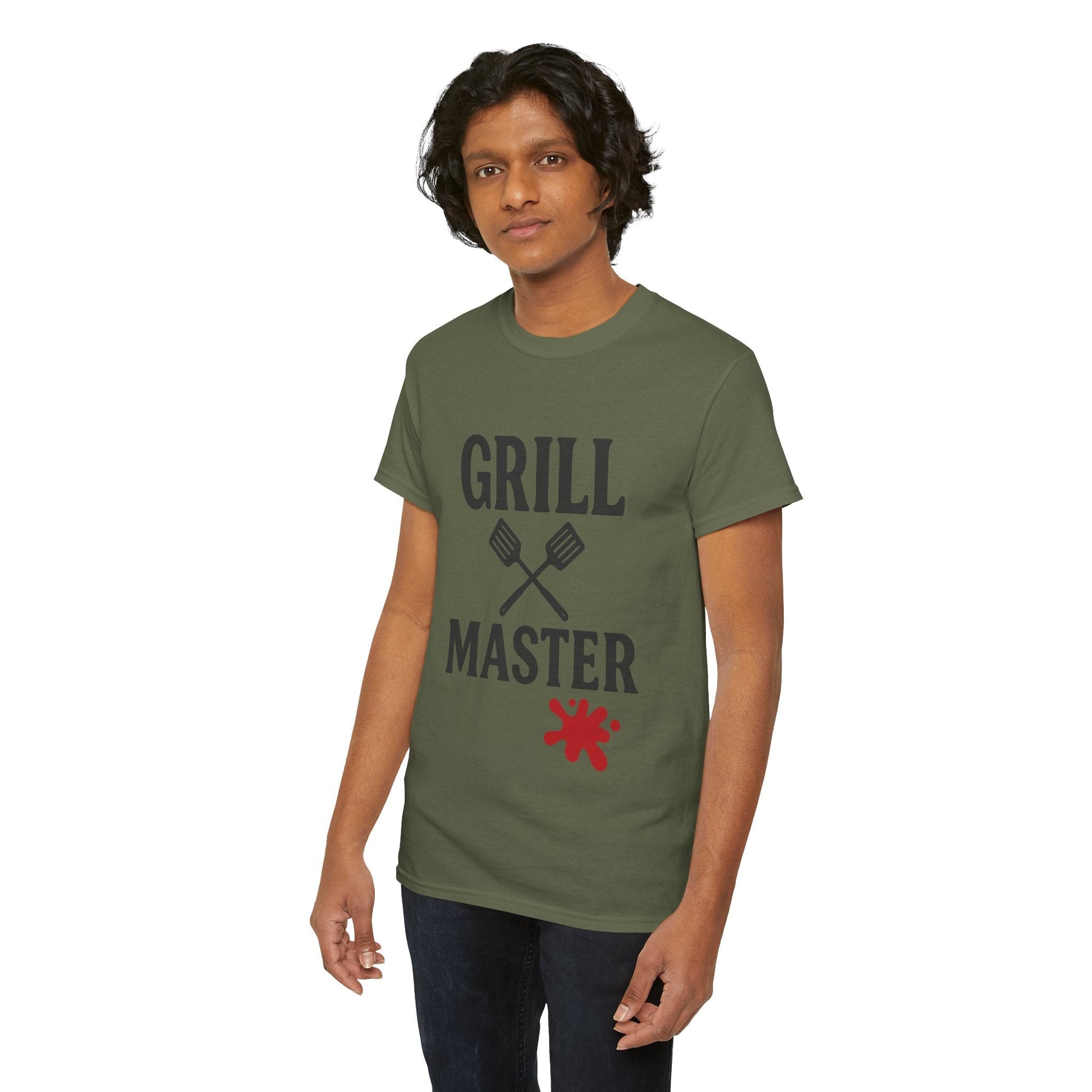 Grill Master Unisex Heavy Cotton Tee - Perfect Gift for BBQ Lovers - The Buy Boom