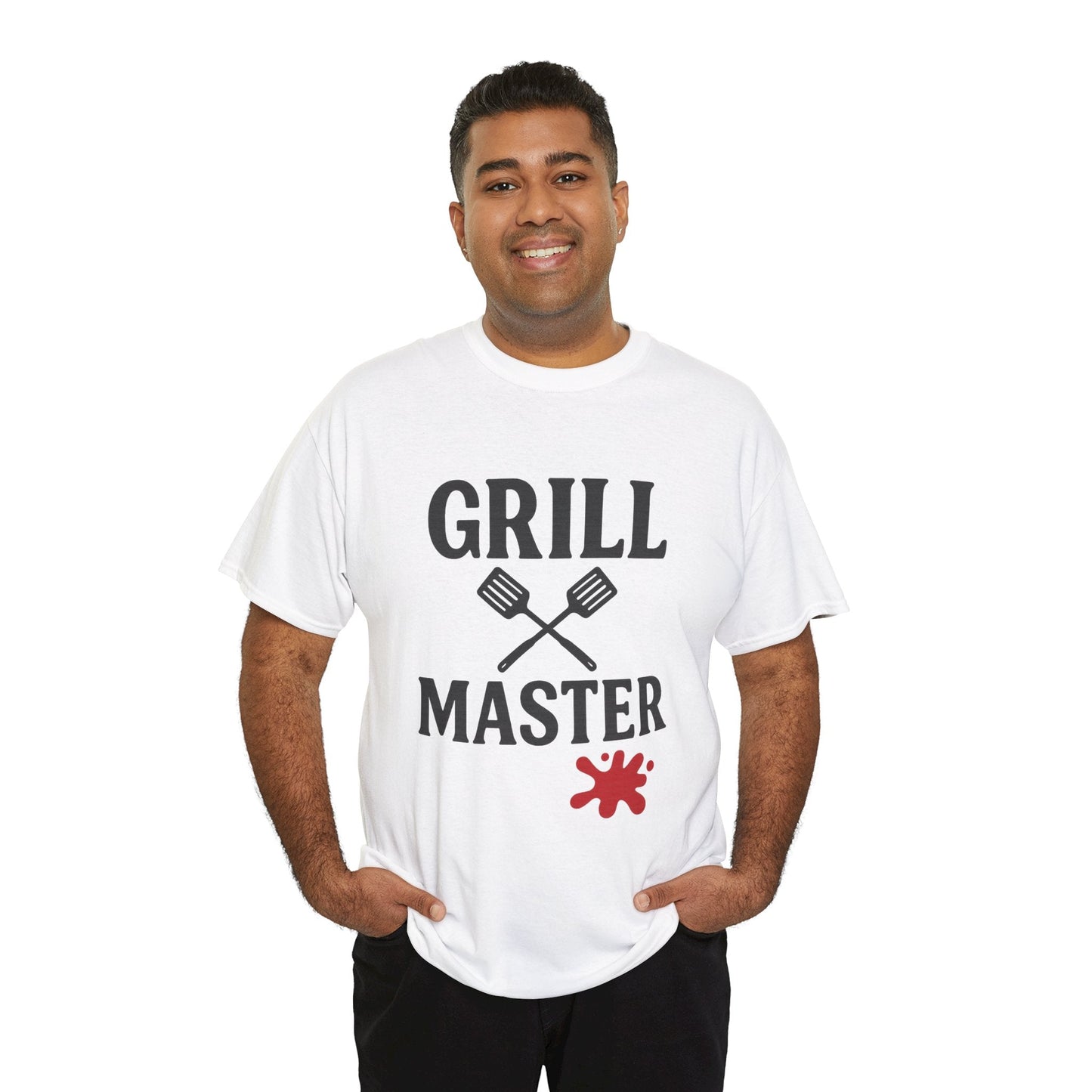 Grill Master Unisex Heavy Cotton Tee - Perfect Gift for BBQ Lovers - The Buy Boom