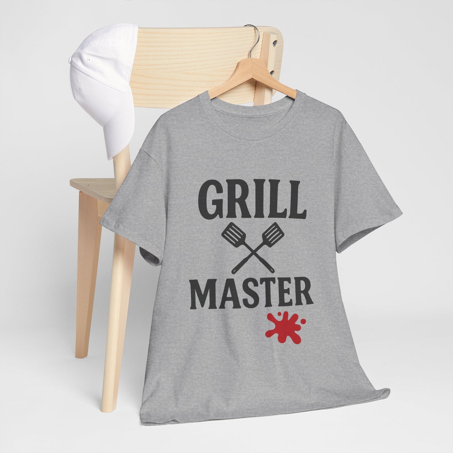 Grill Master Unisex Heavy Cotton Tee - Perfect Gift for BBQ Lovers - The Buy Boom
