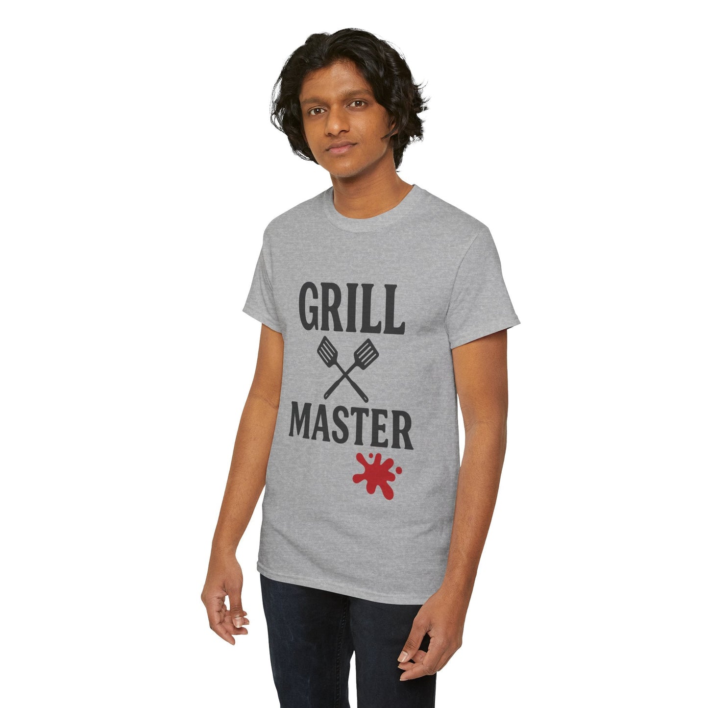 Grill Master Unisex Heavy Cotton Tee - Perfect Gift for BBQ Lovers - The Buy Boom