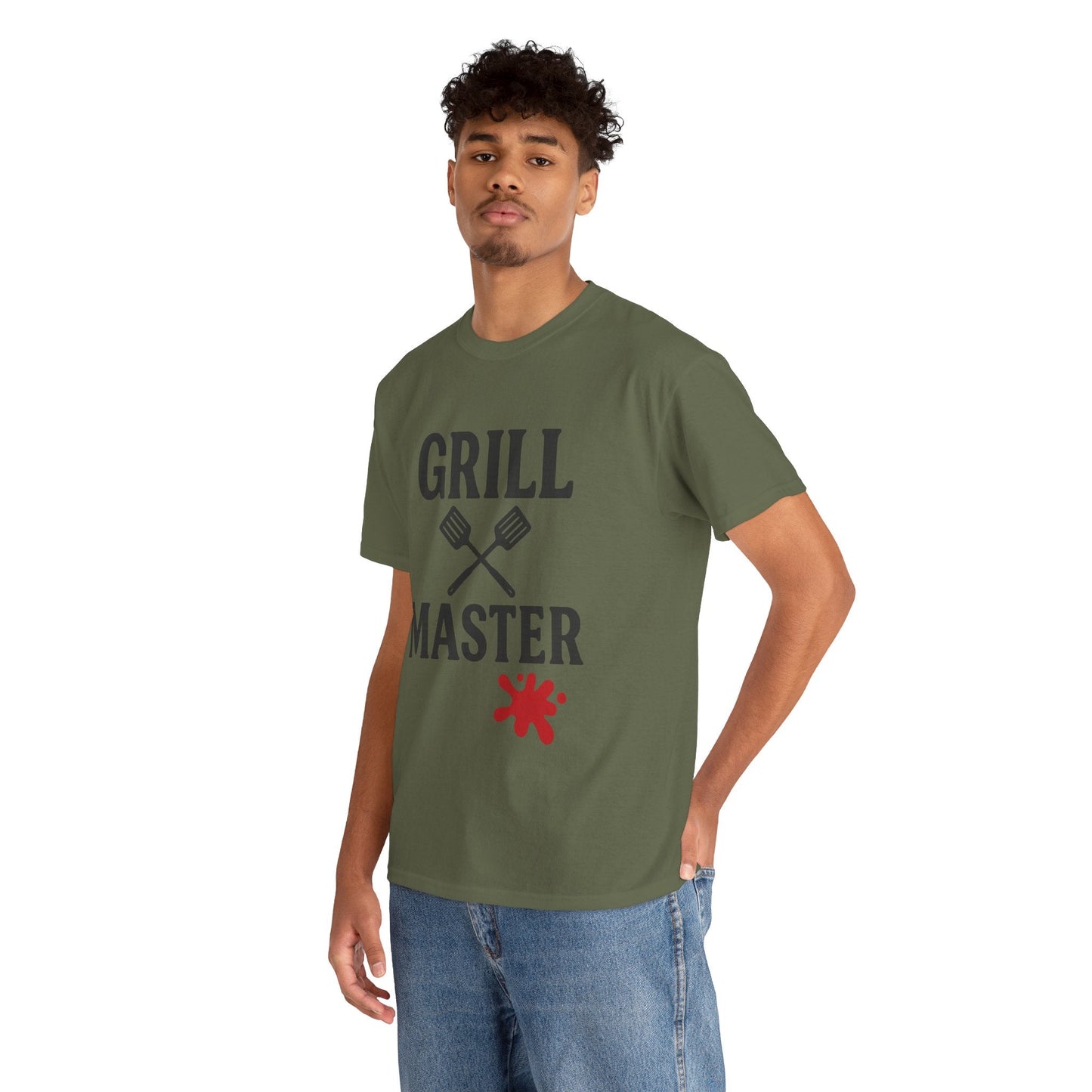 Grill Master Unisex Heavy Cotton Tee - Perfect Gift for BBQ Lovers - The Buy Boom