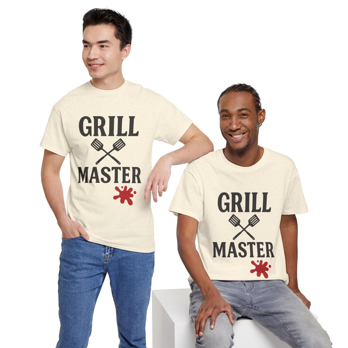 Grill Master Unisex Heavy Cotton Tee - Perfect Gift for BBQ Lovers - The Buy Boom