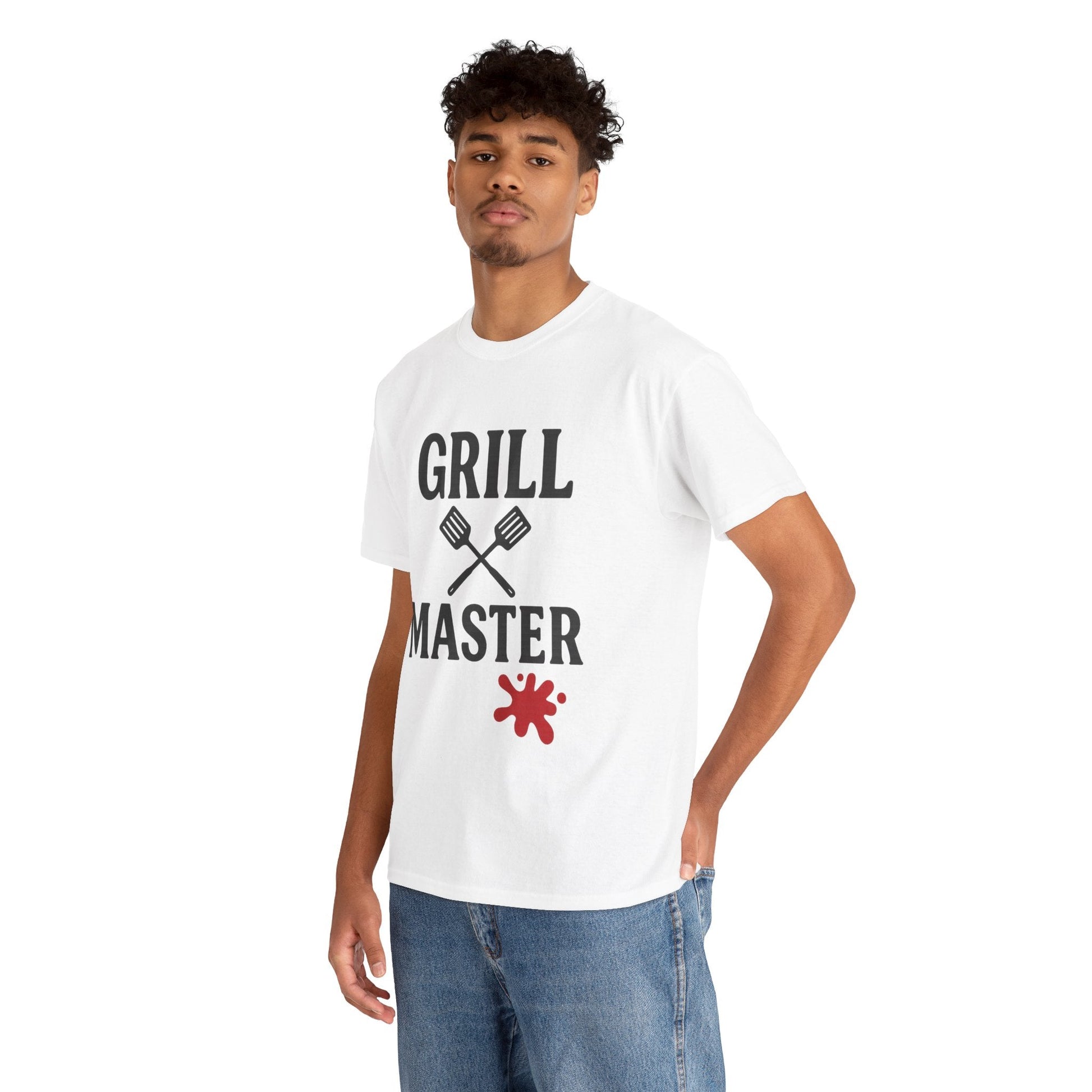 Grill Master Unisex Heavy Cotton Tee - Perfect Gift for BBQ Lovers - The Buy Boom