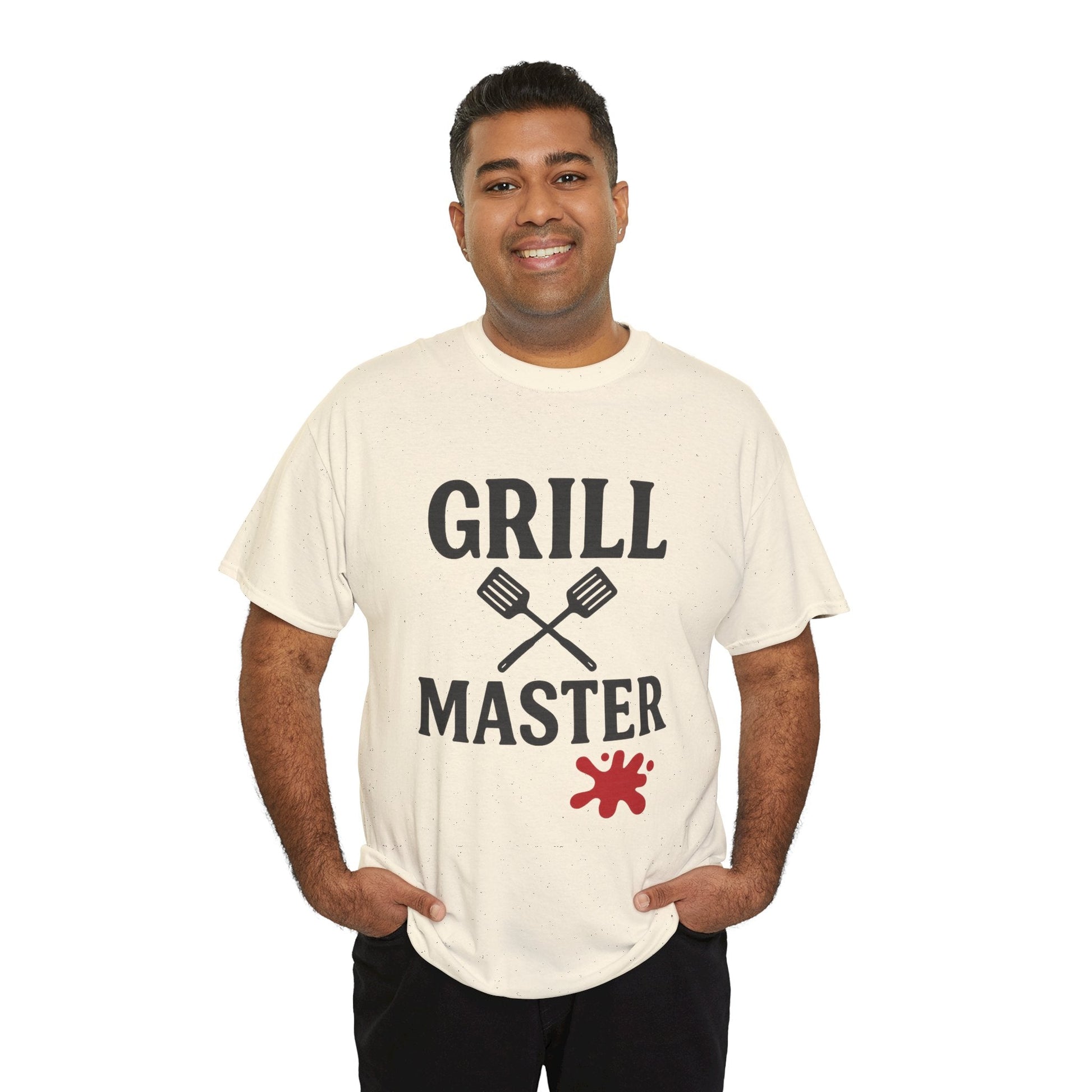 Grill Master Unisex Heavy Cotton Tee - Perfect Gift for BBQ Lovers - The Buy Boom