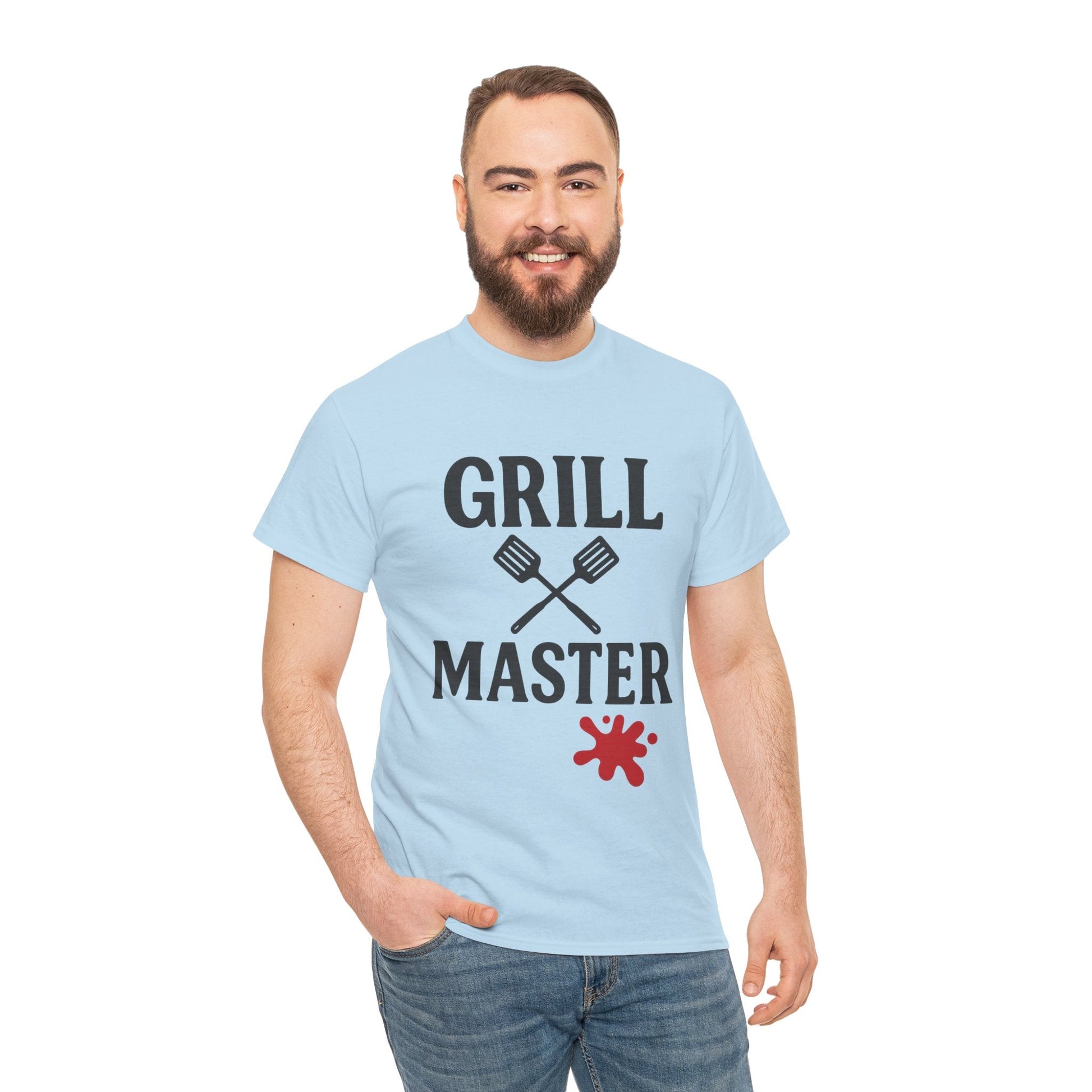Grill Master Unisex Heavy Cotton Tee - Perfect Gift for BBQ Lovers - The Buy Boom