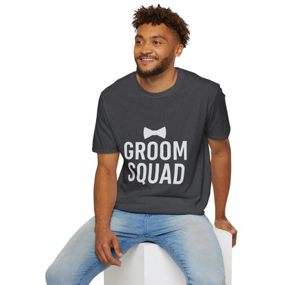 Groom Squad T-Shirt – Unisex Bachelor Party Tee | Groomsmen Gift | Softstyle Wedding Day Shirt - The Buy Boom