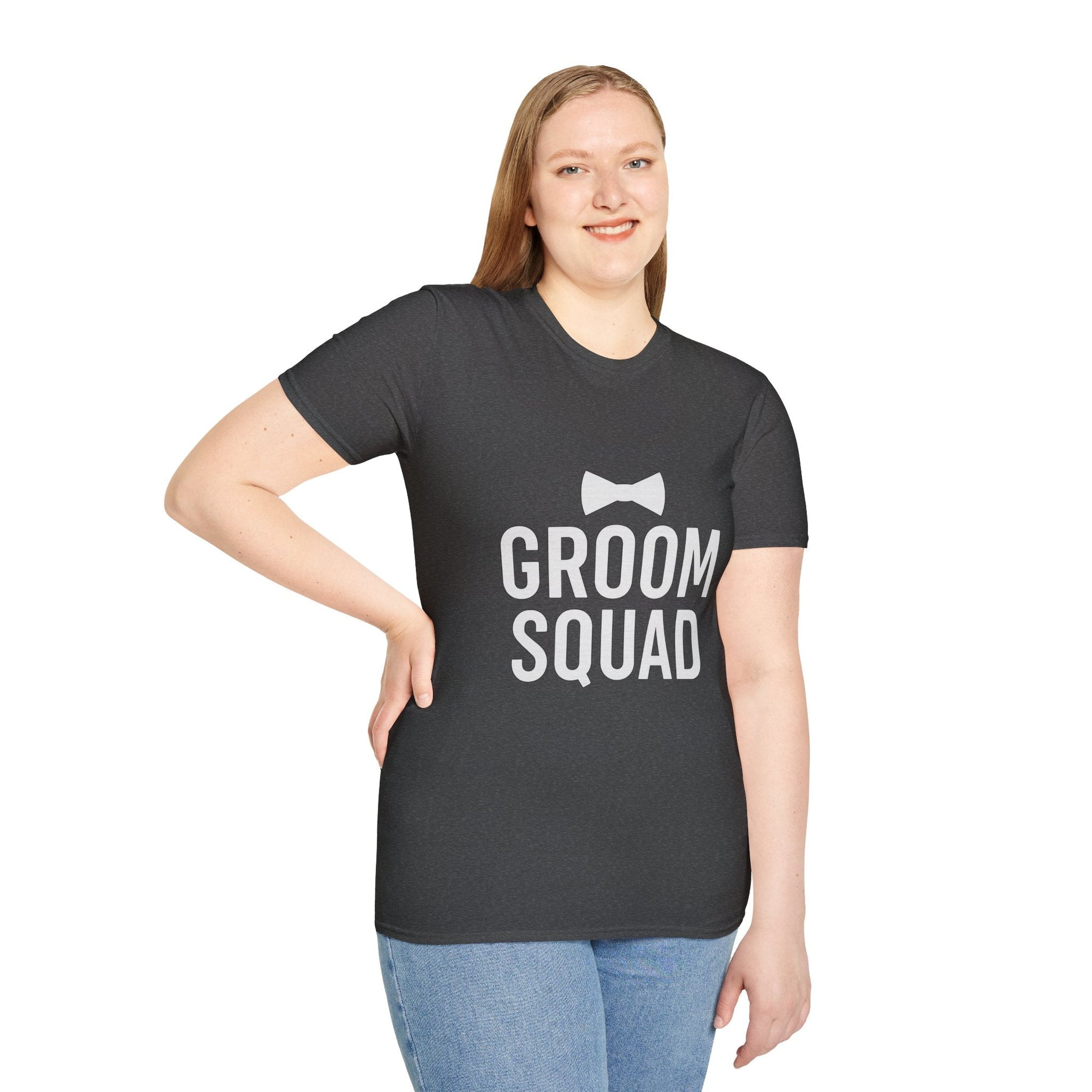 Groom Squad T-Shirt – Unisex Bachelor Party Tee | Groomsmen Gift | Softstyle Wedding Day Shirt - The Buy Boom