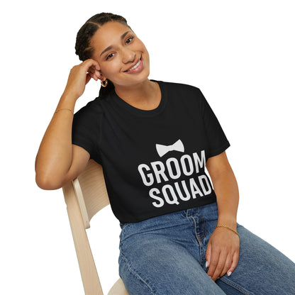 Groom Squad T-Shirt – Unisex Bachelor Party Tee | Groomsmen Gift | Softstyle Wedding Day Shirt - The Buy Boom