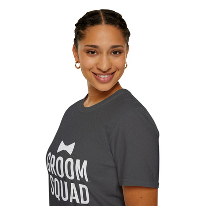 Groom Squad T-Shirt – Unisex Bachelor Party Tee | Groomsmen Gift | Softstyle Wedding Day Shirt - The Buy Boom