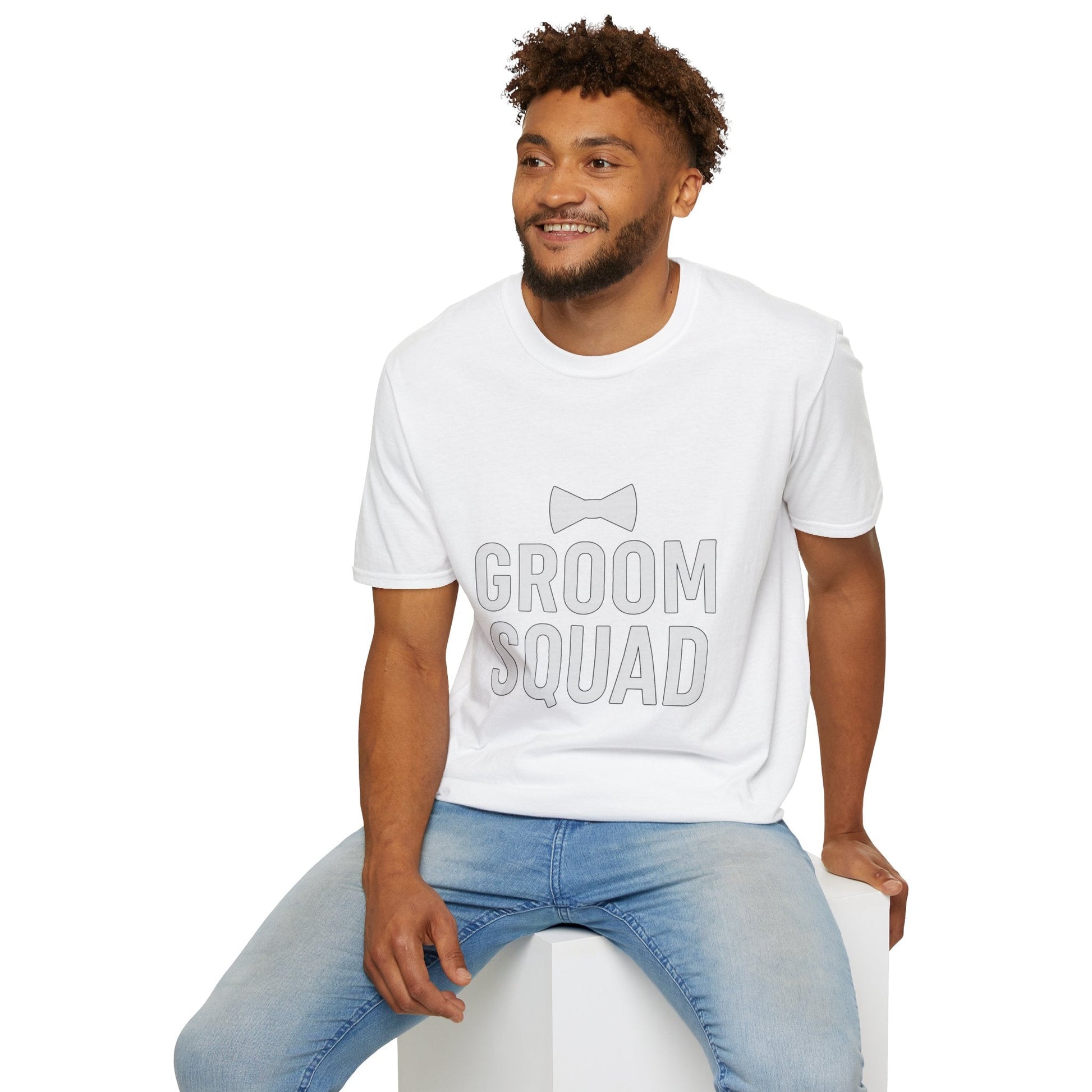 Groom Squad T-Shirt – Unisex Bachelor Party Tee | Groomsmen Gift | Softstyle Wedding Day Shirt - The Buy Boom