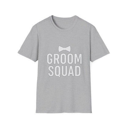 Groom Squad T-Shirt – Unisex Bachelor Party Tee | Groomsmen Gift | Softstyle Wedding Day Shirt - The Buy Boom