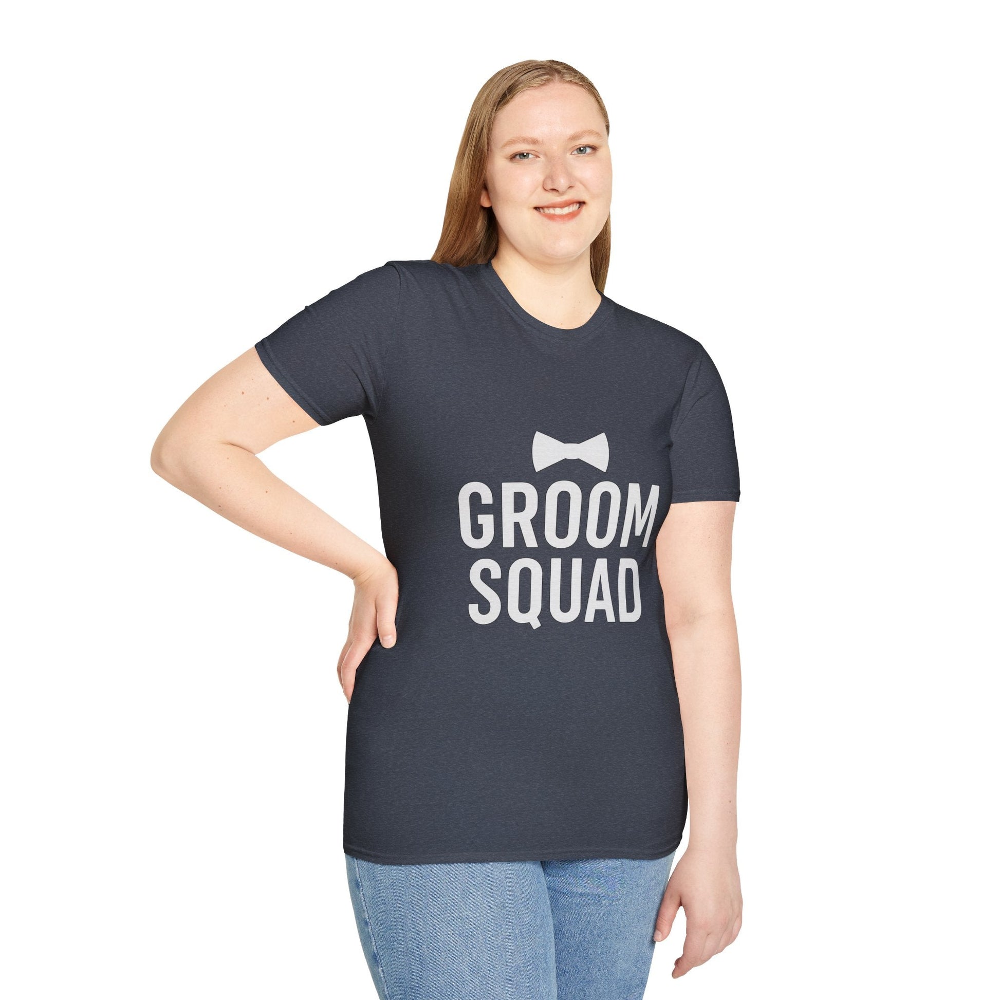 Groom Squad T-Shirt – Unisex Bachelor Party Tee | Groomsmen Gift | Softstyle Wedding Day Shirt - The Buy Boom