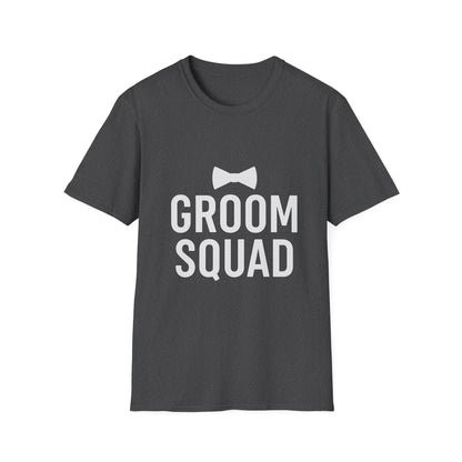 Groom Squad T-Shirt – Unisex Bachelor Party Tee | Groomsmen Gift | Softstyle Wedding Day Shirt - The Buy Boom