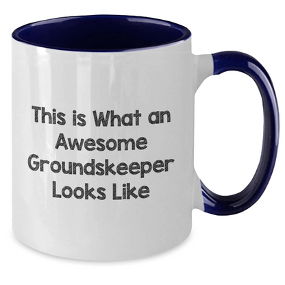 groundskeeper Gifts for Him, Funny Two Tone Coffee Mug Quote, Father's Day Unique Gifts from Family, Friends, or Coworkers for groundskeeper - The Buy Boom