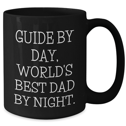 Guide By Day, Funny Dad By Night, Unique Father's Day Unique Gifts from Men to Guide - The Buy Boom