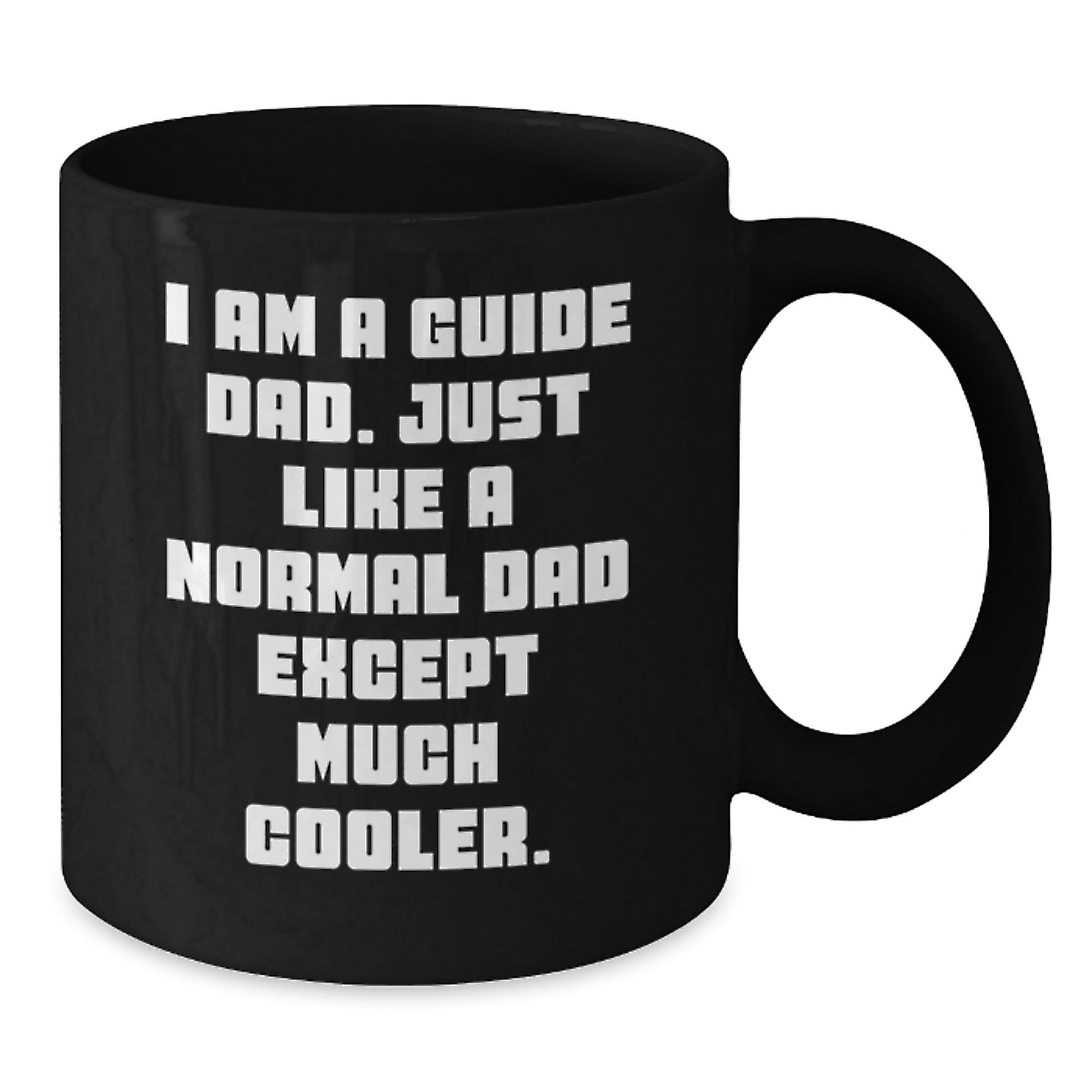 Guide Dad Coffee Mug Gifts from Men to Guide Dads on Christmas Morn, Funny Mug for Guide Enthusiast Guide Dad, Black Coffee Mug - The Buy Boom