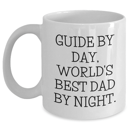 Guide Enthusiast Gifts from Friends for Guide, Funny White Coffee Mug, Father's Day Unique Gifts - The Buy Boom