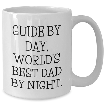 Guide Enthusiast Gifts from Friends for Guide, Funny White Coffee Mug, Father's Day Unique Gifts - The Buy Boom