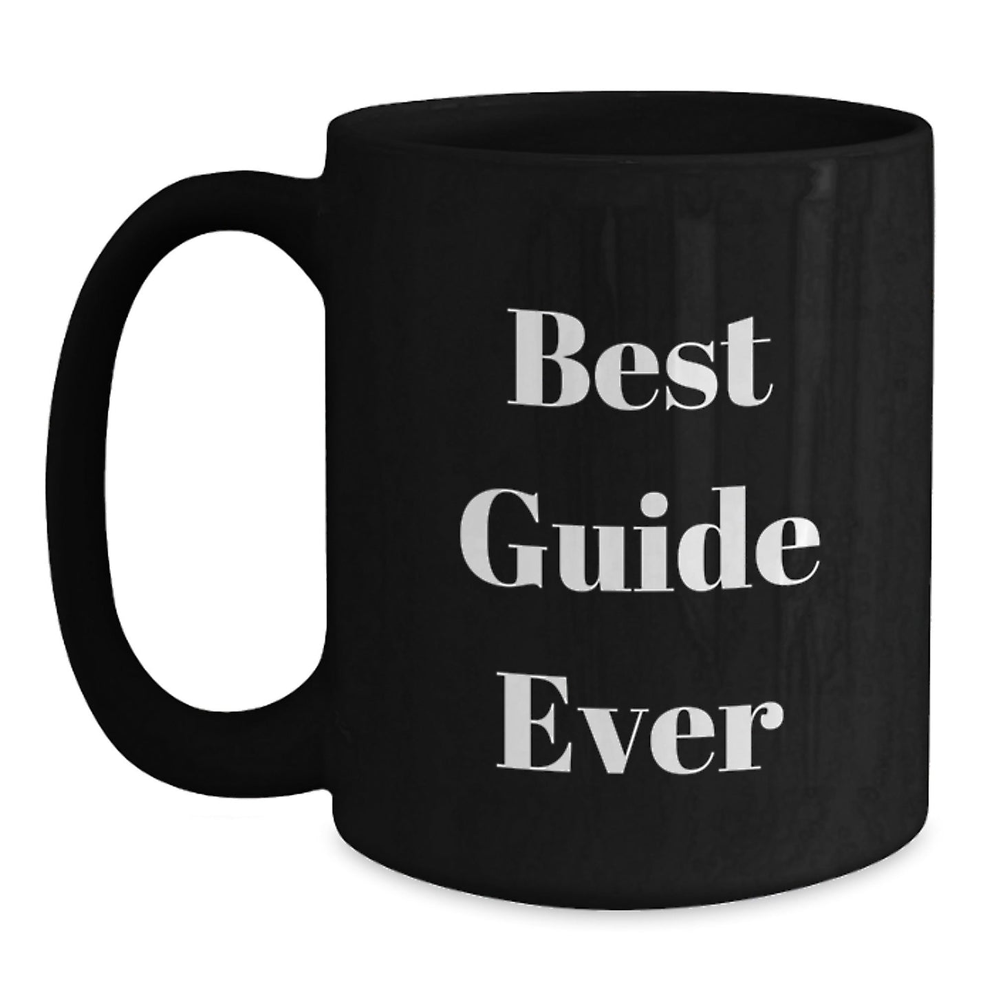 Guide Enthusiasts' Delight, Best Guide Ever Quote, Gifts from Friends for Guide Graduation, Black Coffee Mug for Her, Him, or Family - The Buy Boom