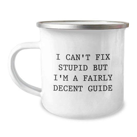 Guide Gifts for Men - Funny Camping Mug for Christmas Unique Presents from Friends - The Buy Boom