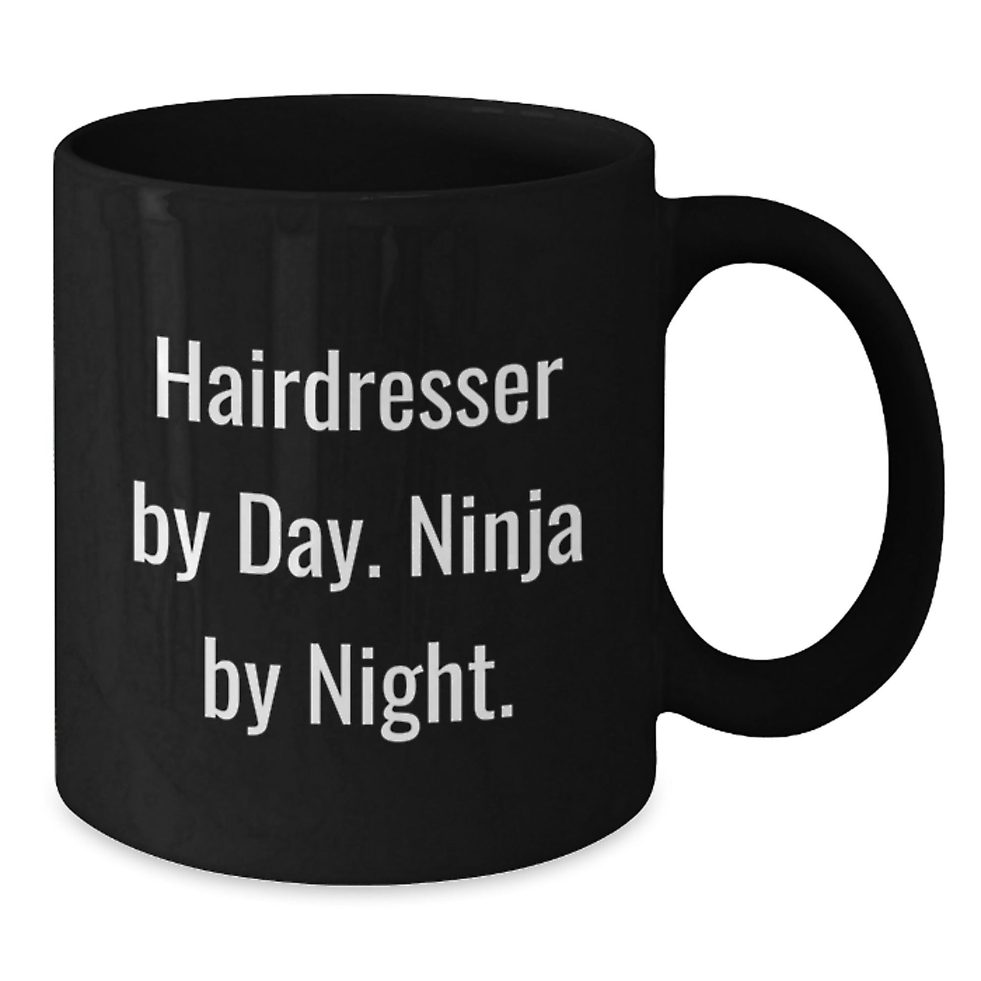 Hairdresser Gifts from Friends, Funny Quote Black Coffee Mug, Graduation Unique Gifts for Hairdresser - The Buy Boom