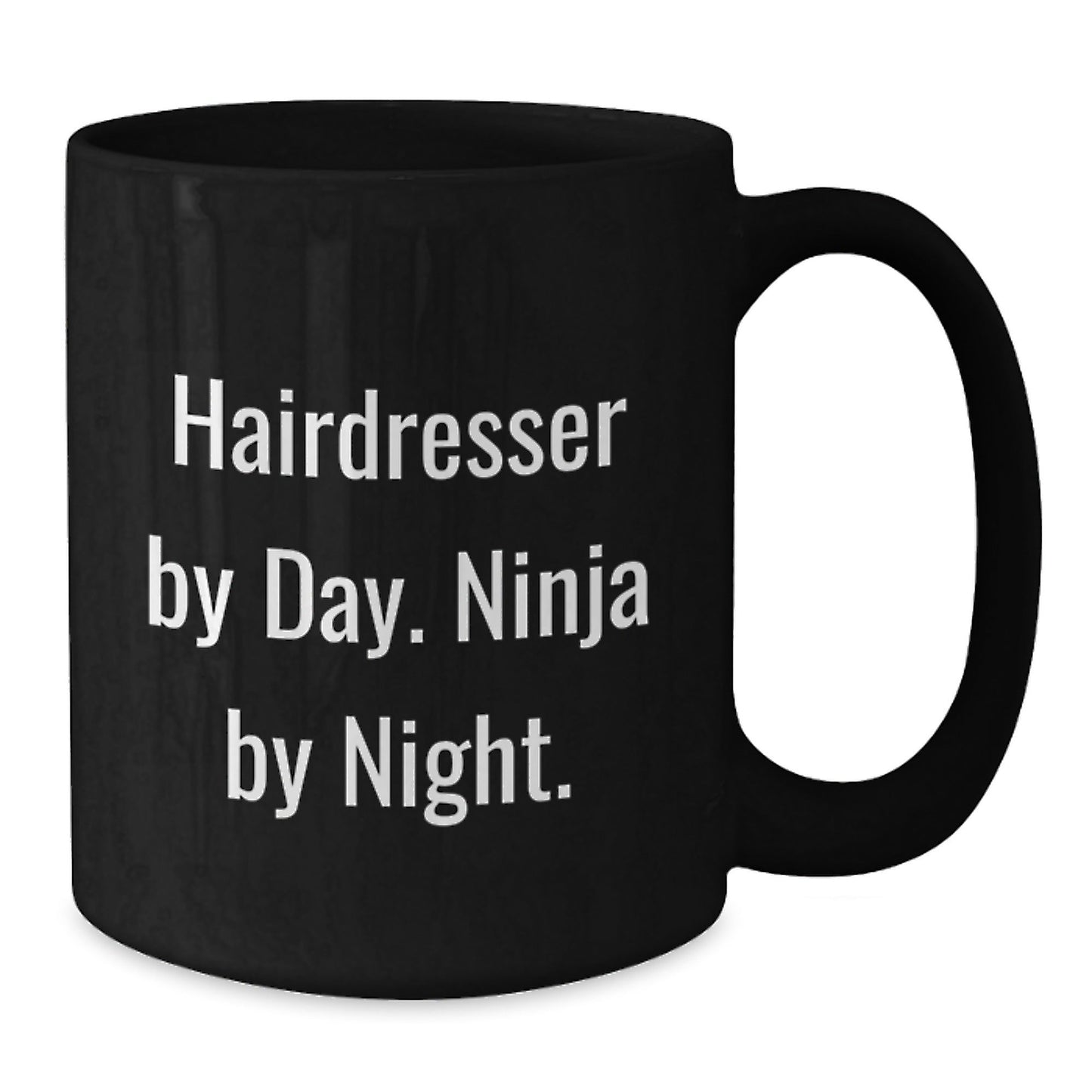 Hairdresser Gifts from Friends, Funny Quote Black Coffee Mug, Graduation Unique Gifts for Hairdresser - The Buy Boom