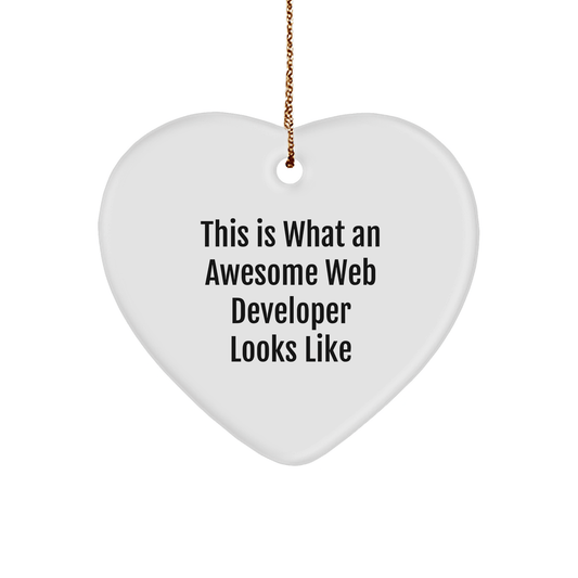 Heartfelt Gifts for Web Developers - 'This Is What An Awesome Web Developer Looks Like' - Unique Christmas Unique Gifts from Friends to Coworkers - The Buy Boom