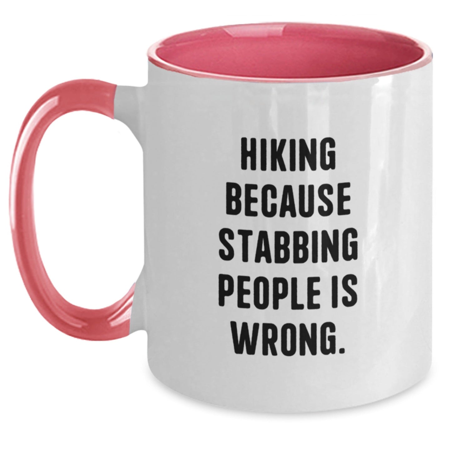 Hiking Humor Gifts from Friends for Hiking Enthusiasts, Funny Two Tone Coffee Mug, Birthday Unique Gifts - The Buy Boom