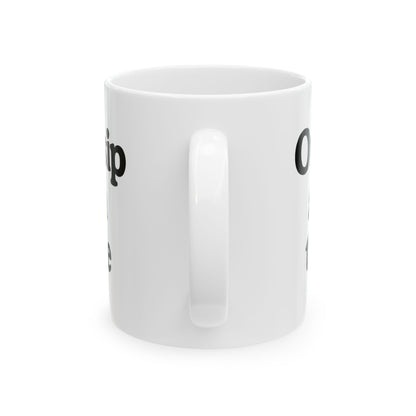 Inspirational Ceramic Mug - "One Sip at a Time" - Perfect for Coffee Lovers & Gift Giving - The Buy Boom