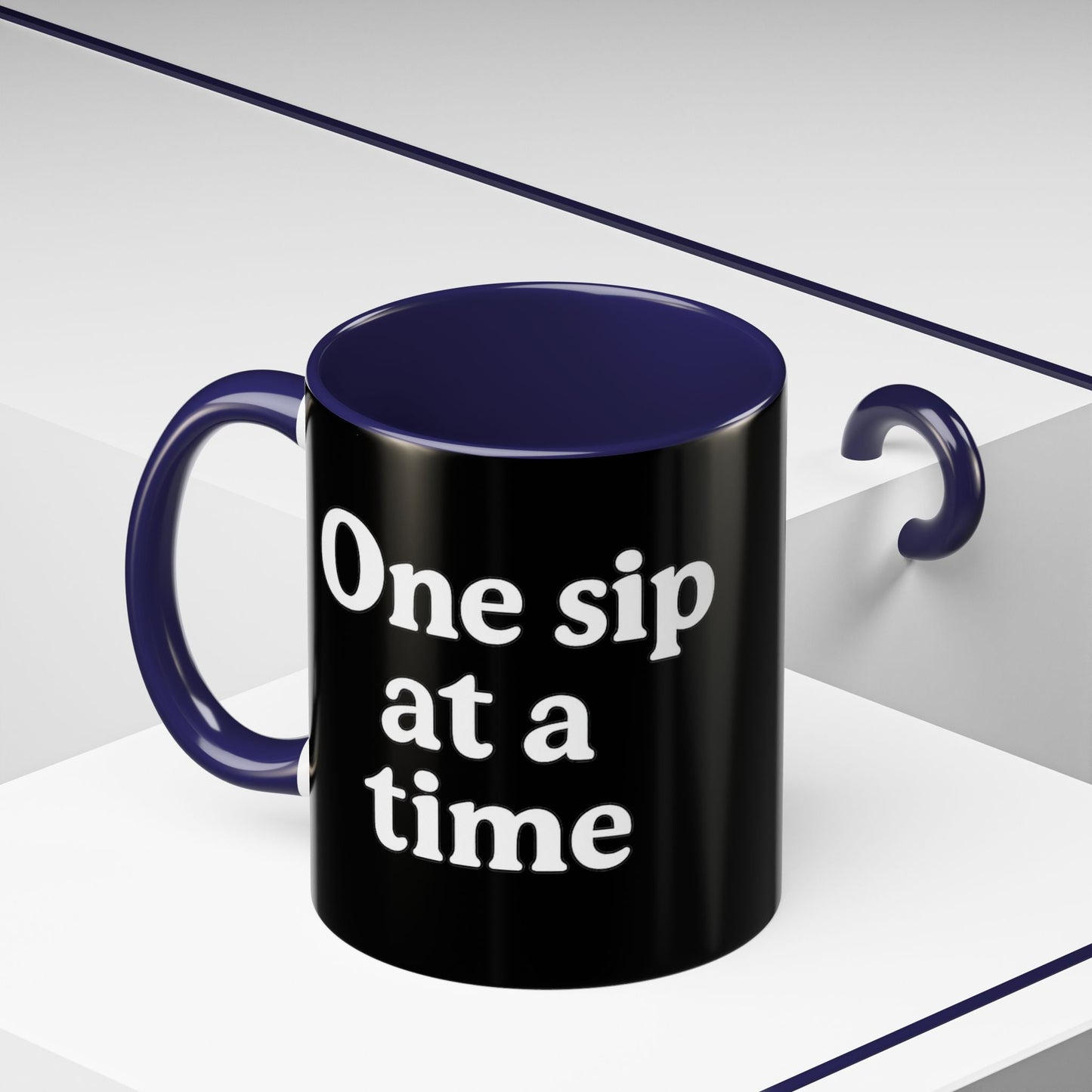 Inspirational Coffee Mug - "One Sip at a Time" - The Buy Boom