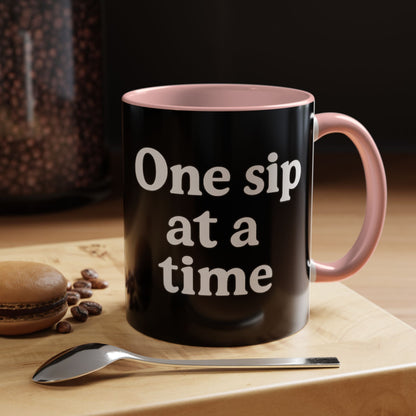Inspirational Coffee Mug - "One Sip at a Time" - The Buy Boom