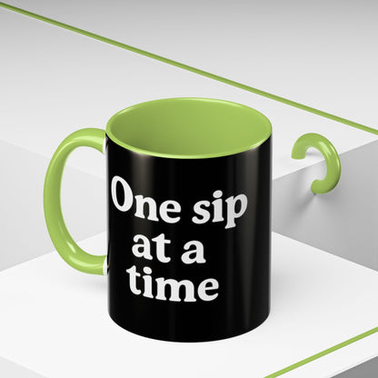 Inspirational Coffee Mug - "One Sip at a Time" - The Buy Boom