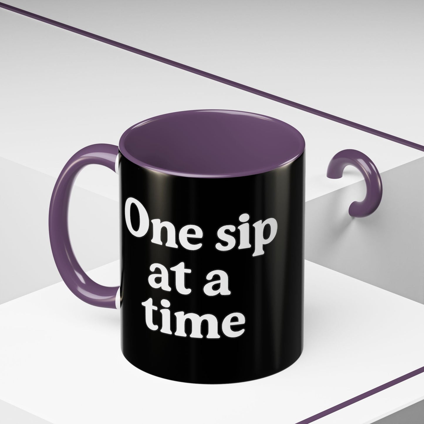Inspirational Coffee Mug - "One Sip at a Time" - The Buy Boom