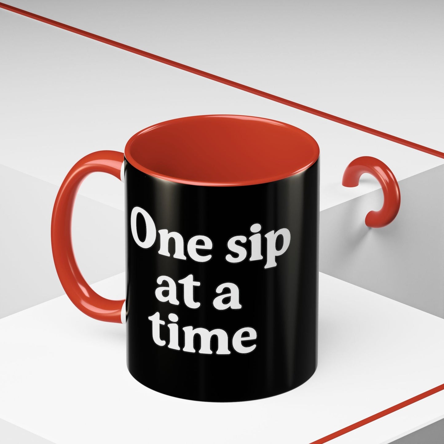 Inspirational Coffee Mug - "One Sip at a Time" - The Buy Boom