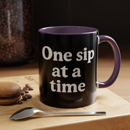 Inspirational Coffee Mug - "One Sip at a Time" - The Buy Boom