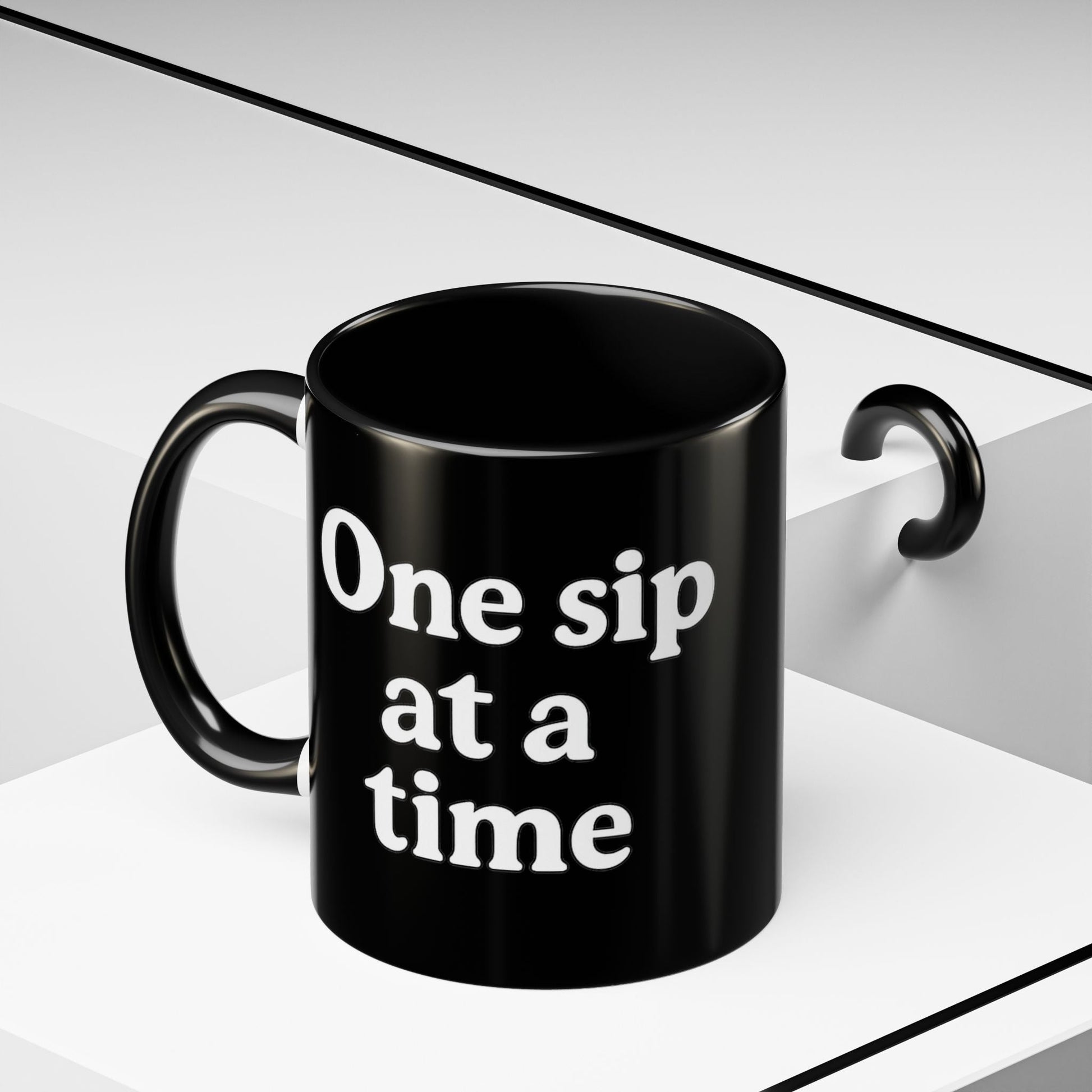Inspirational Coffee Mug - "One Sip at a Time" - The Buy Boom