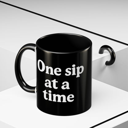 Inspirational Coffee Mug - "One Sip at a Time" - The Buy Boom