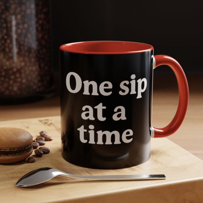 Inspirational Coffee Mug - "One Sip at a Time" - The Buy Boom