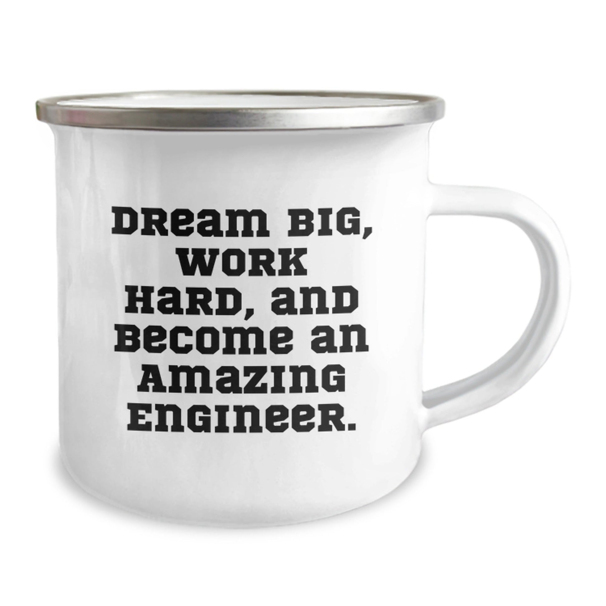 Inspirational Engineer Gifts for Men from Family - 'Dream Big' Camping Mug for Graduation - The Buy Boom