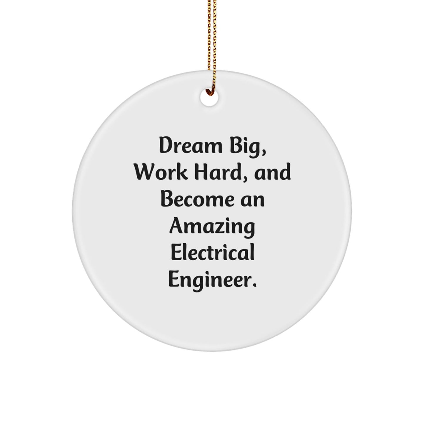 Inspirational Gifts for Electrical Engineer Friends, Unique Circle Ornament, Christmas Unique Gifts from Men to Electrical Engineer - The Buy Boom
