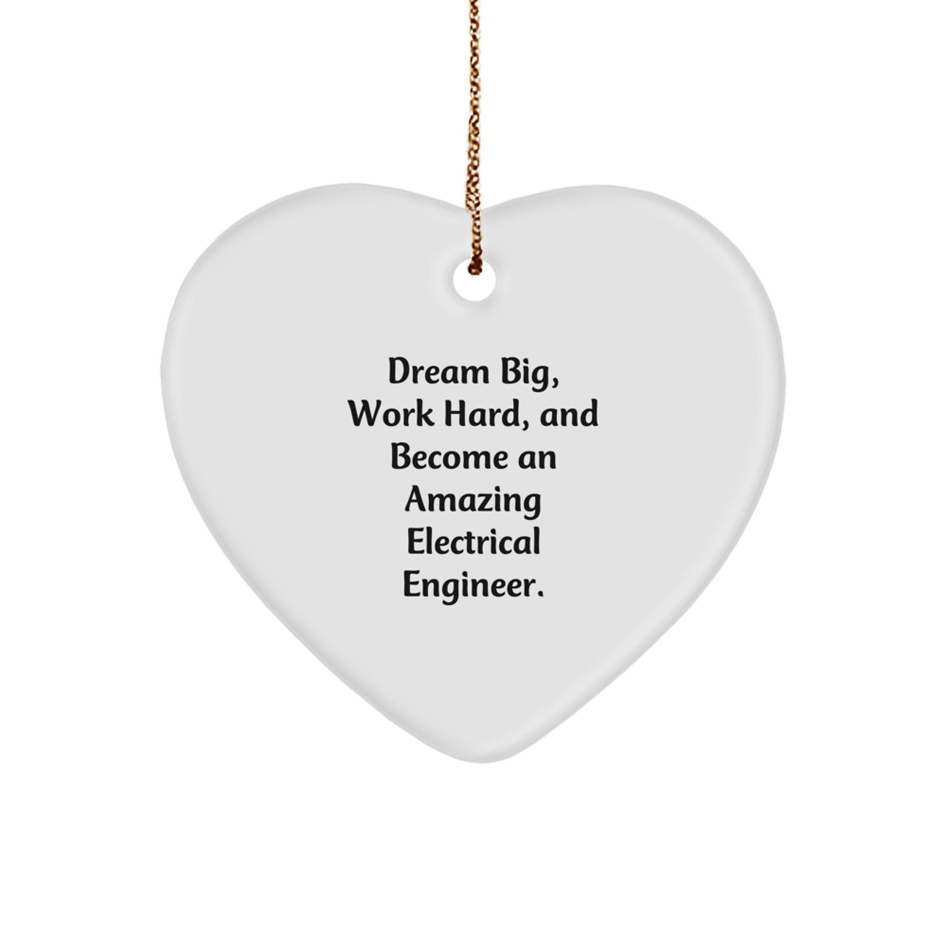 Inspirational Gifts for Electrical Engineers, Funny Heart Ornament, Christmas Unique Gifts from Men to Electrical Engineer Friends - The Buy Boom