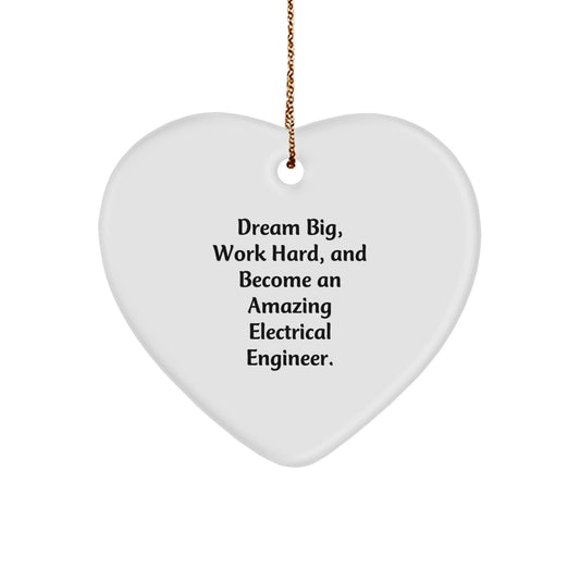 Inspirational Gifts for Electrical Engineers, Funny Heart Ornament, Christmas Unique Gifts from Men to Electrical Engineer Friends - The Buy Boom