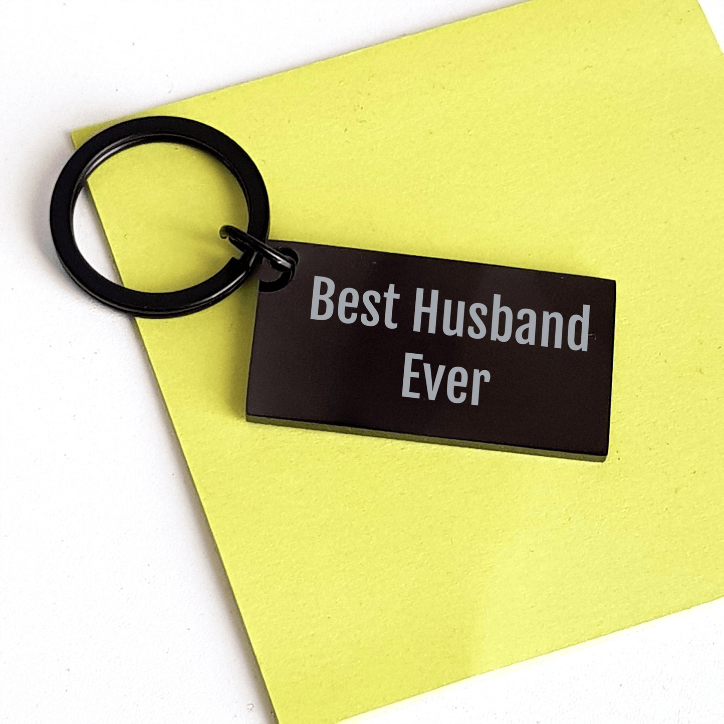 Inspirational Husband Gifts from Friends - Keychain with Best Husband Ever Quote for Graduation - The Buy Boom