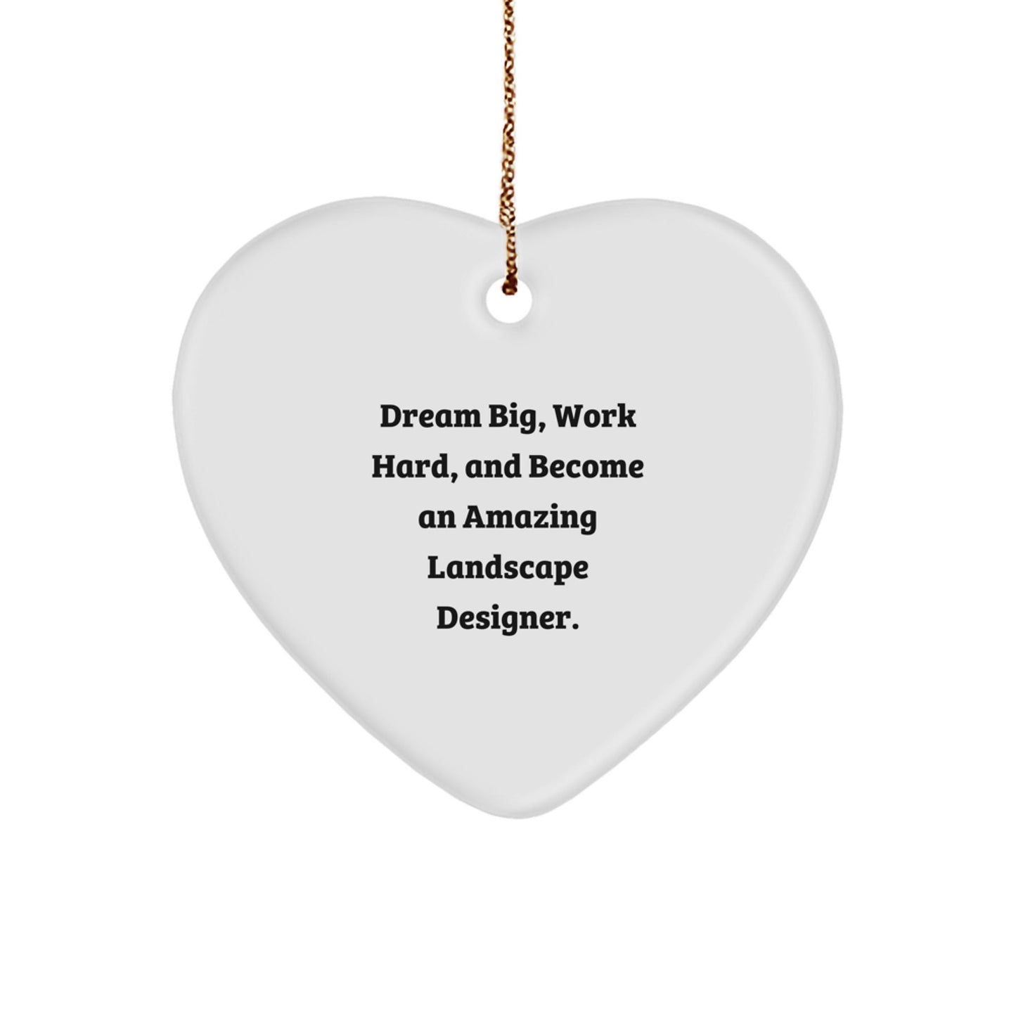 Inspirational Landscape Designer Gifts, Funny Heart Ornament for Landscape Designer, Gifts from Friends to Landscape Designers This Christmas - The Buy Boom