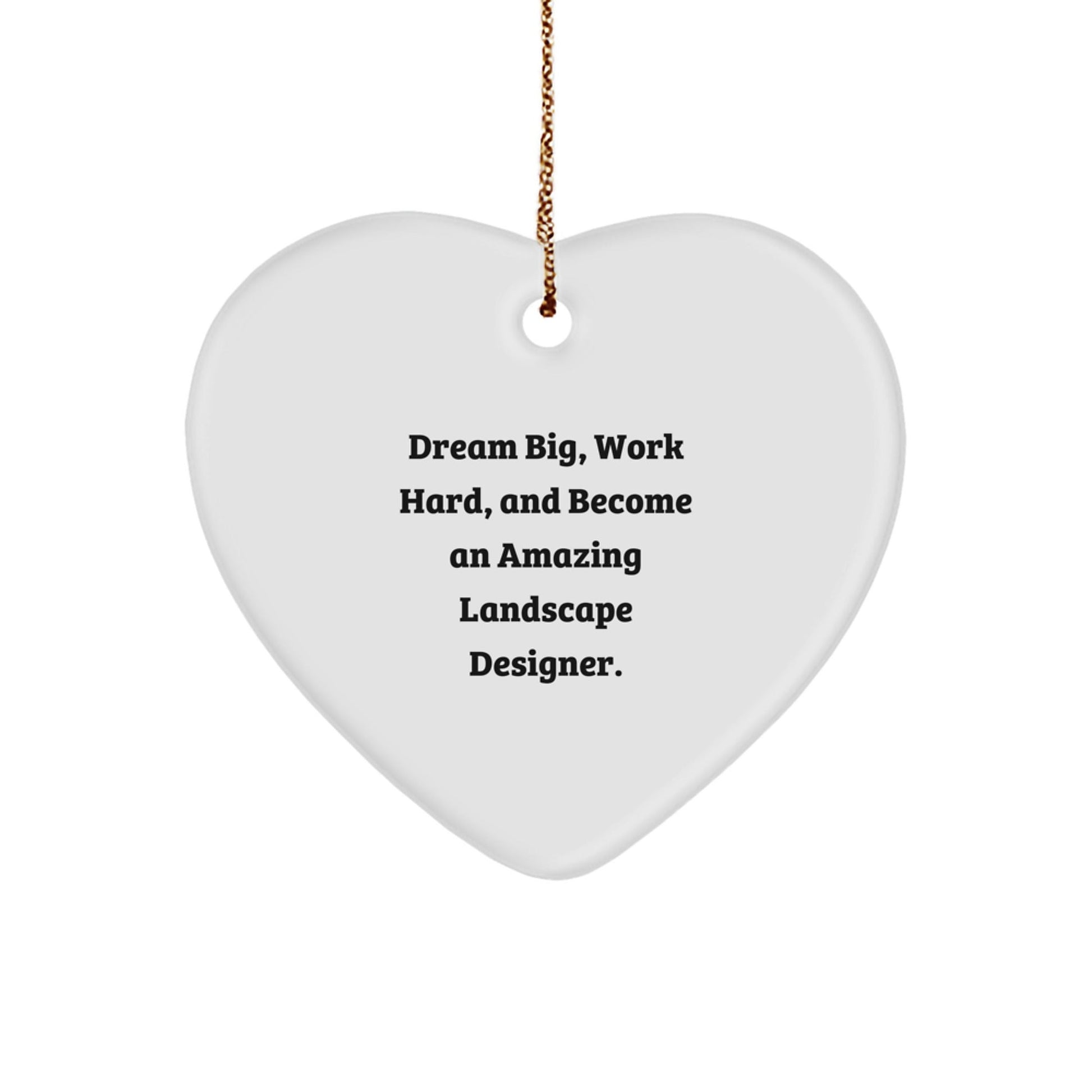 Inspirational Landscape Designer Gifts, Funny Heart Ornament for Landscape Designer, Gifts from Friends to Landscape Designers This Christmas - The Buy Boom
